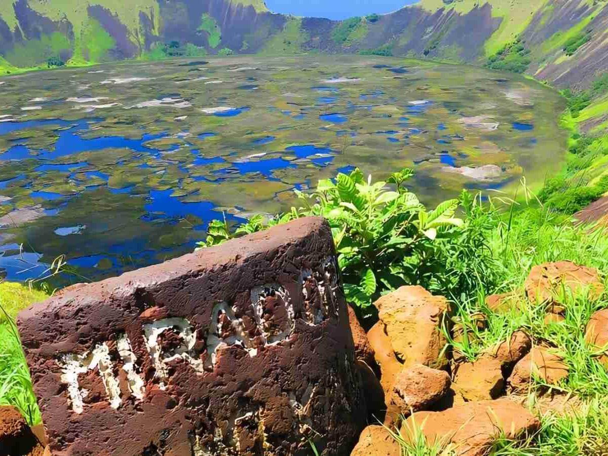 In the footsteps of history, Rano Kau's mysterious journey