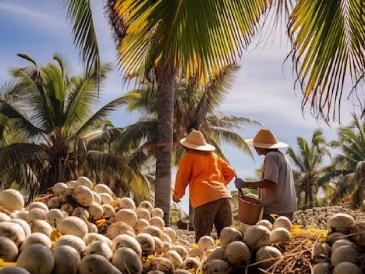 Drink fresh coconut juice with the locals: the joy of picking coconuts at Coconut Plantations