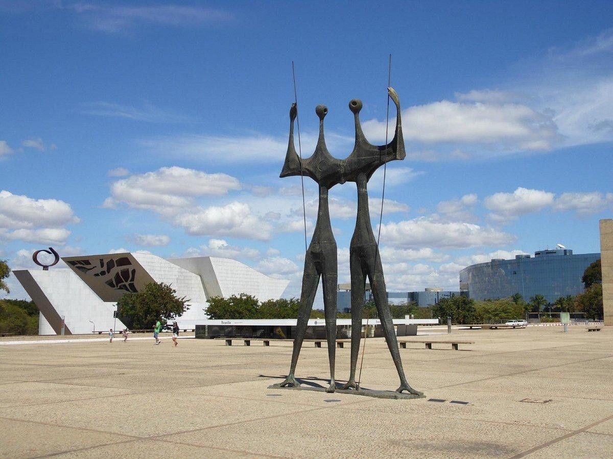 Go to the Three Powers Square in Brasilia: Check in the political core