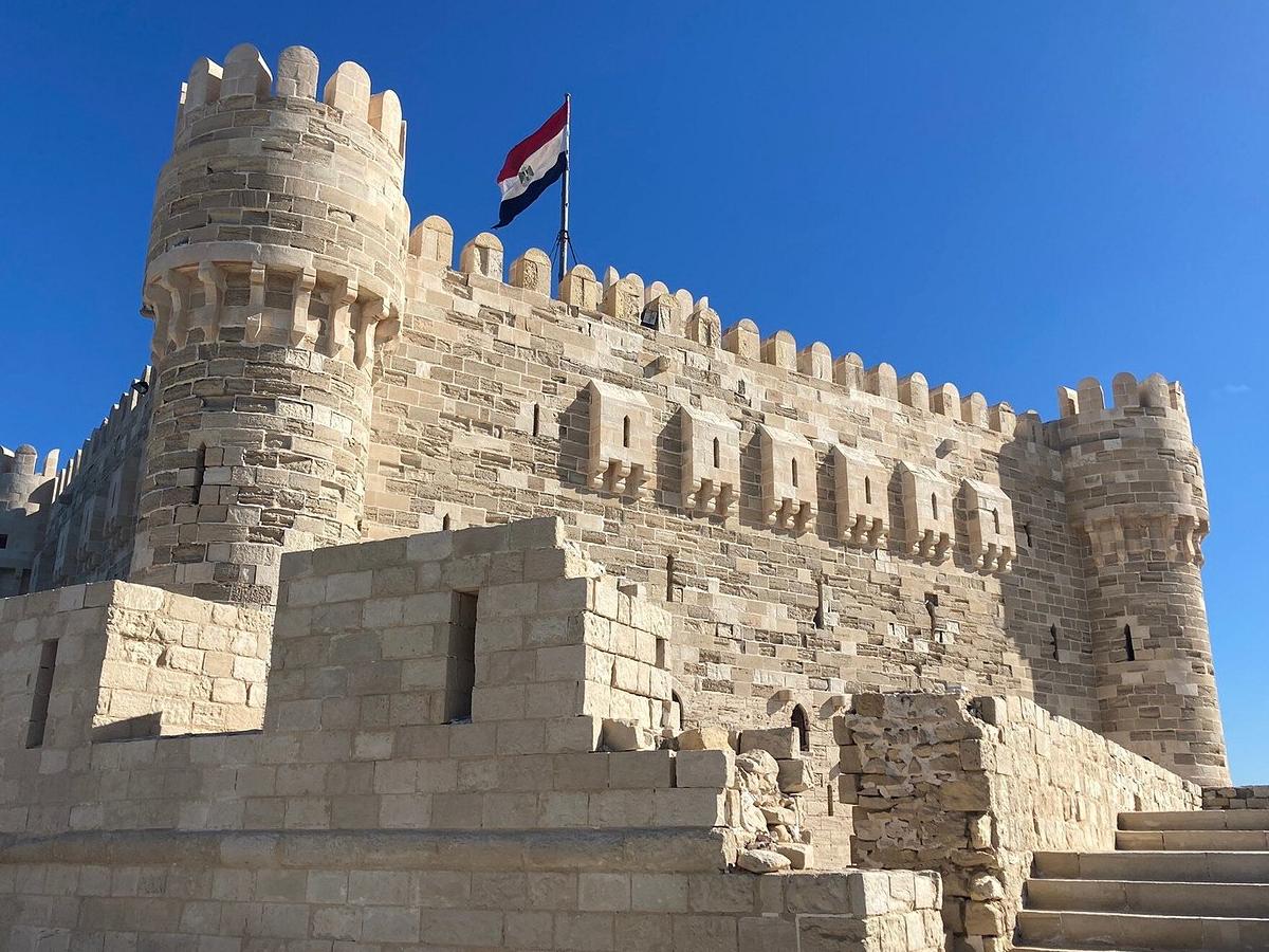Citadel of Qaitbay, a fortress built for the defense of Alexandria