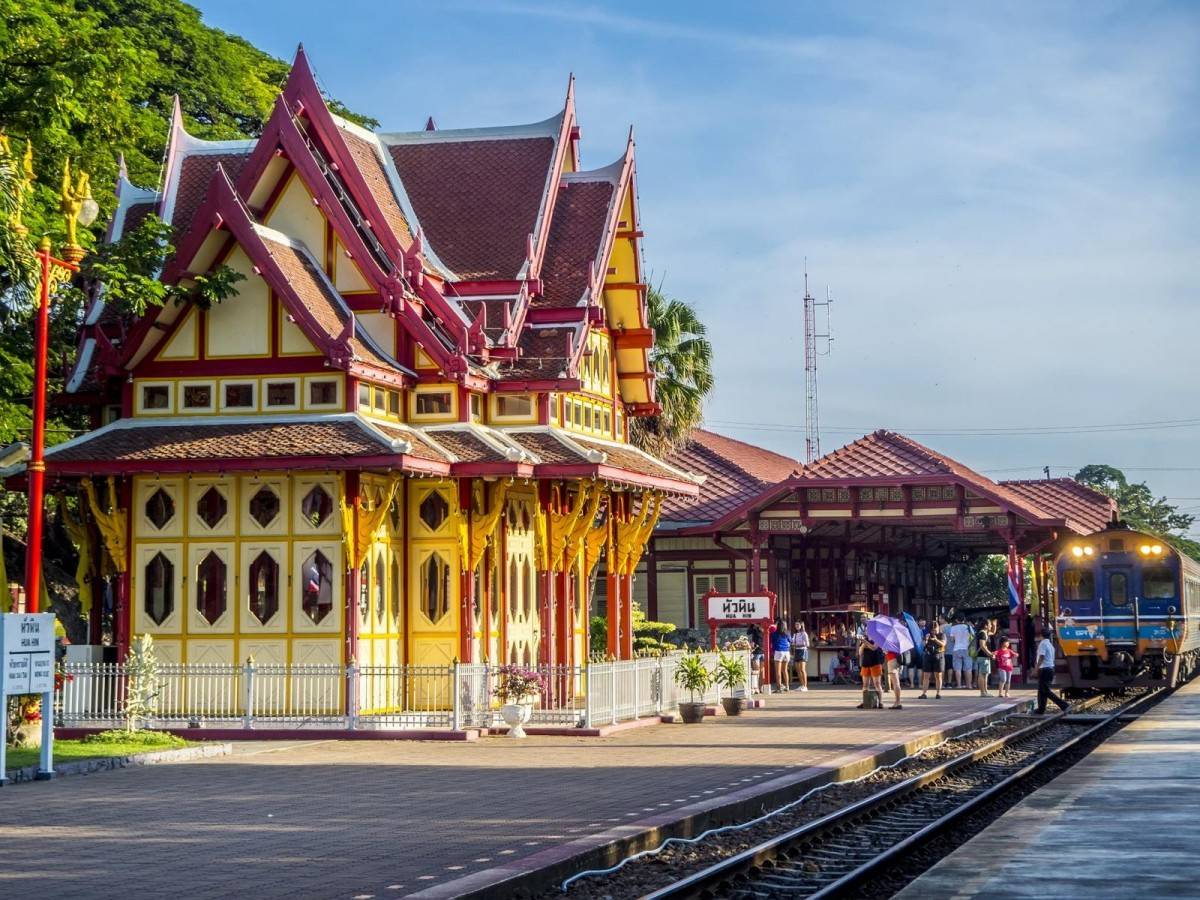 The most beautiful train station in Hua Hin