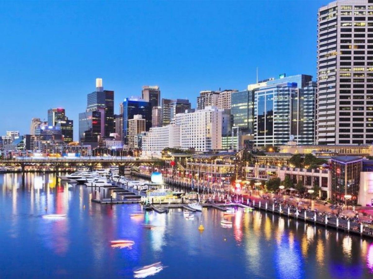 Darling Harbour's night is beautiful