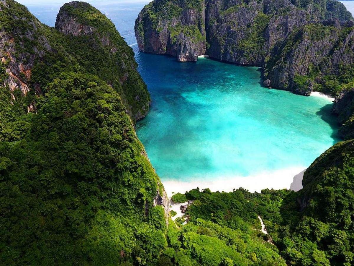 4. Climb to the top: Discover the panoramic beauty of Maya Bay