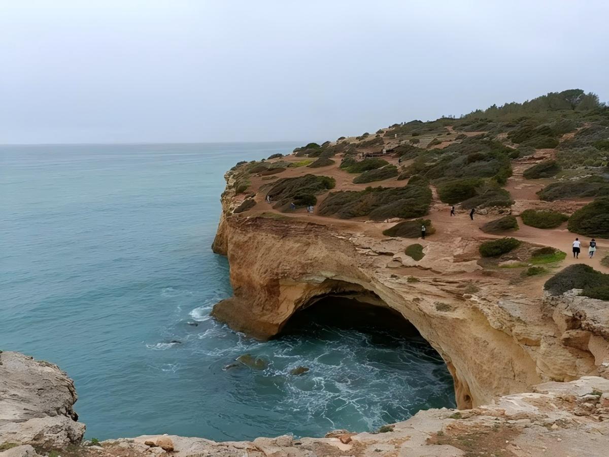 Mysterious tidal caves