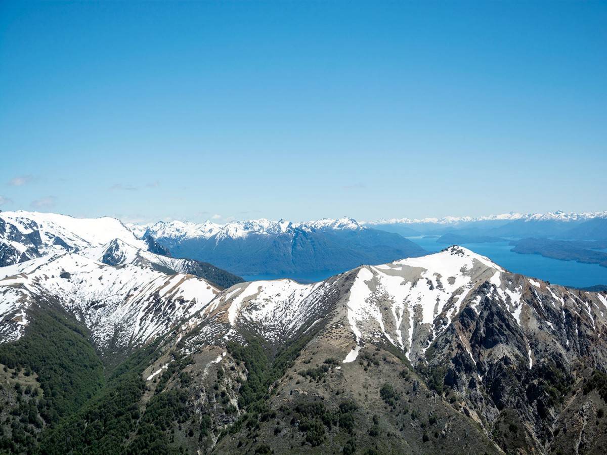 The tranquility and beauty of the glacial lake