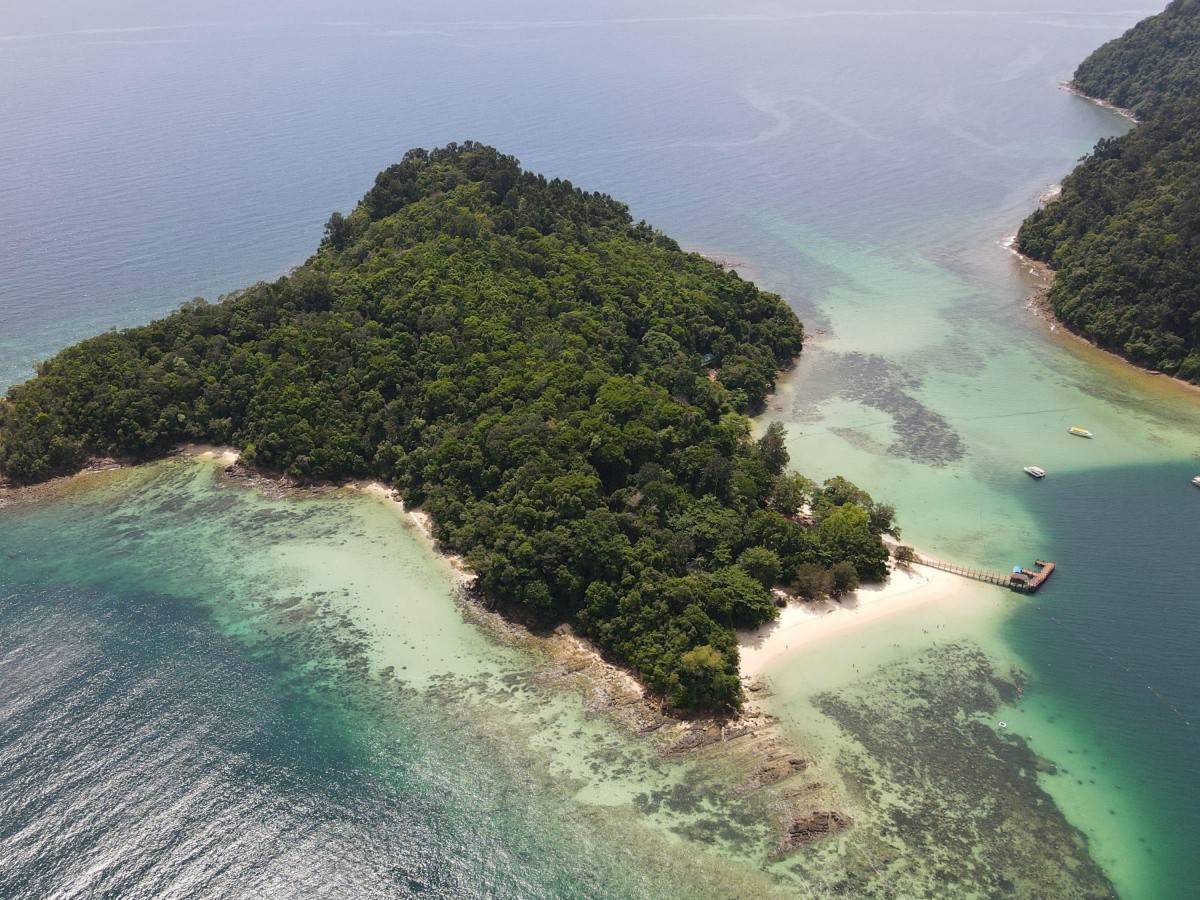 Charming island scenery
