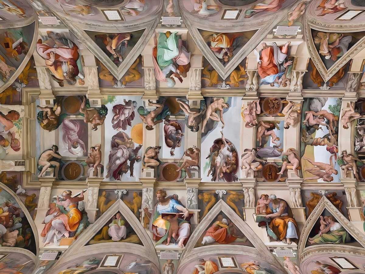 Ceiling Painting of the Sistine Chapel