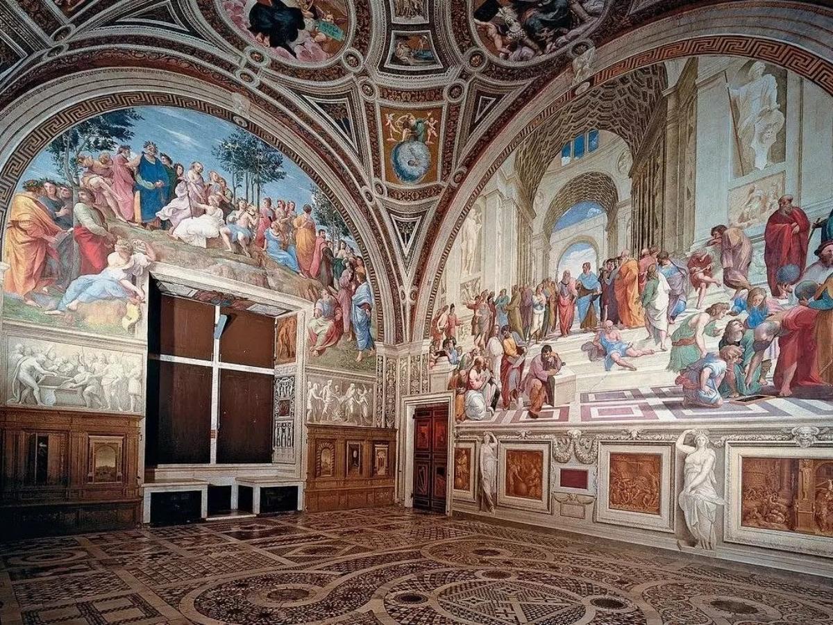 Frescoes in Raphael's Rooms