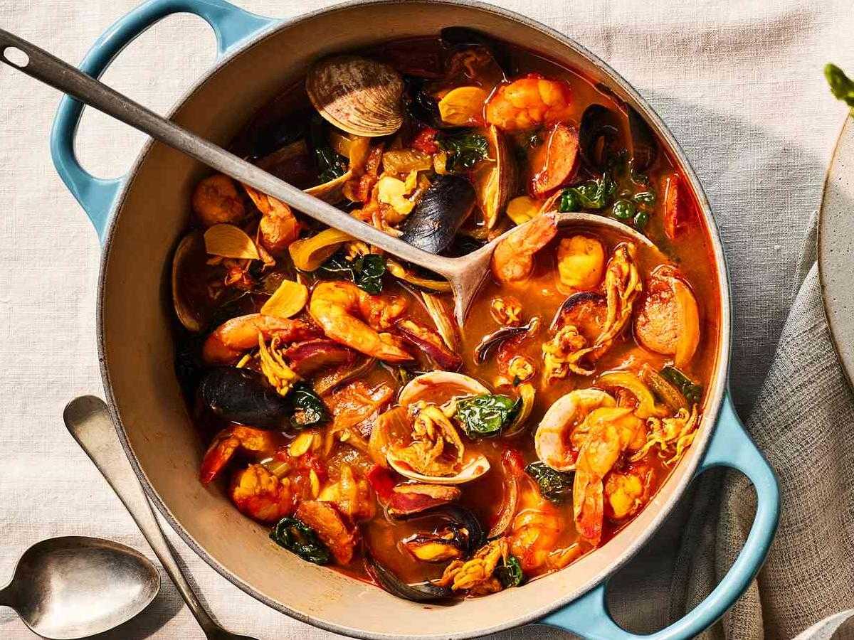 Hearty seafood stews