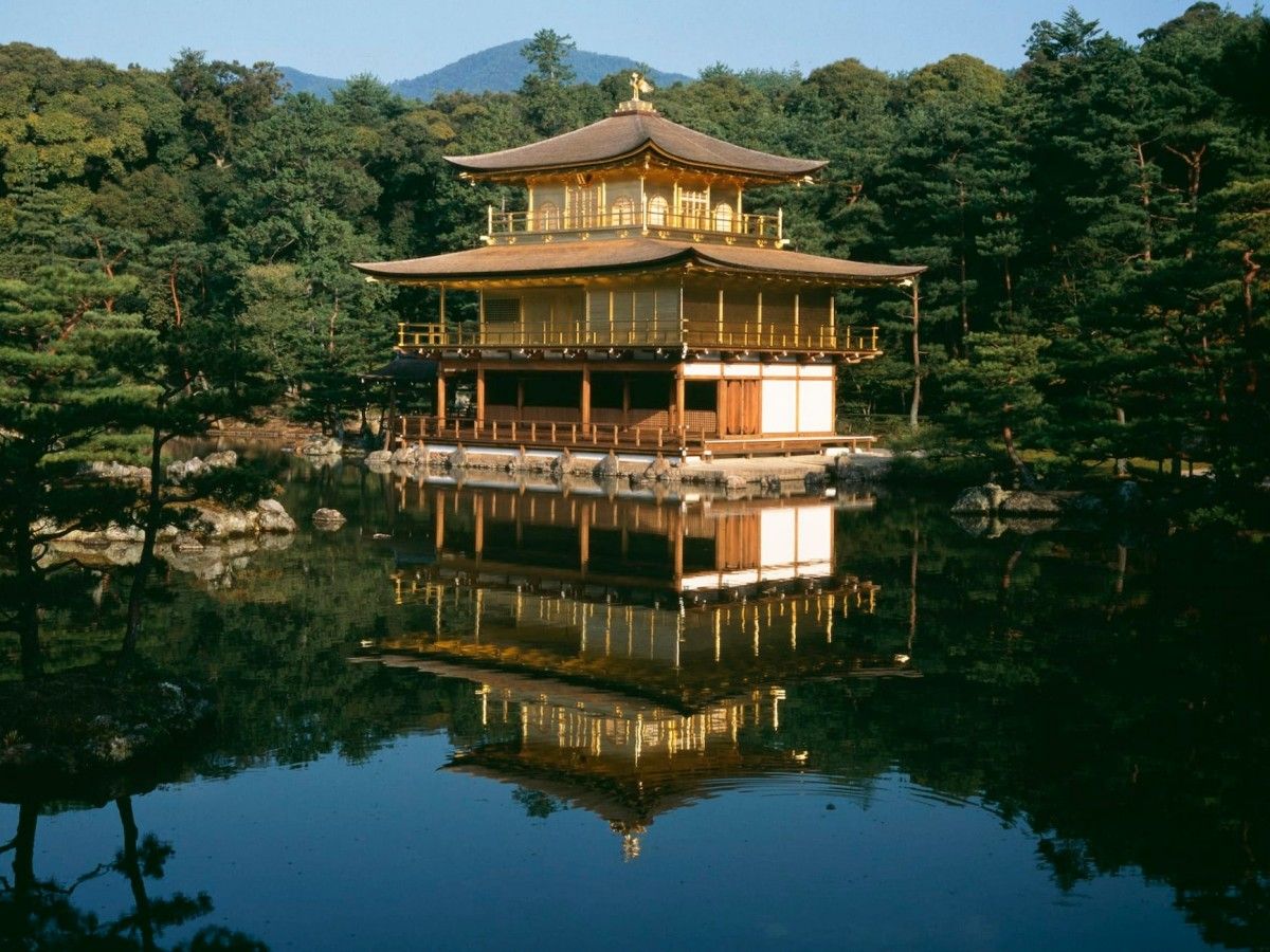 Admire the Golden Pavilion and appreciate the beauty of architecture