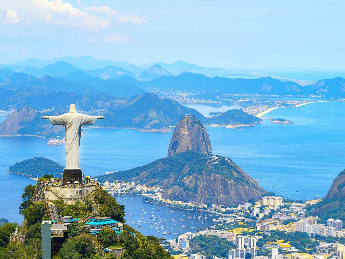 Overlooking Rio, the world is in sight