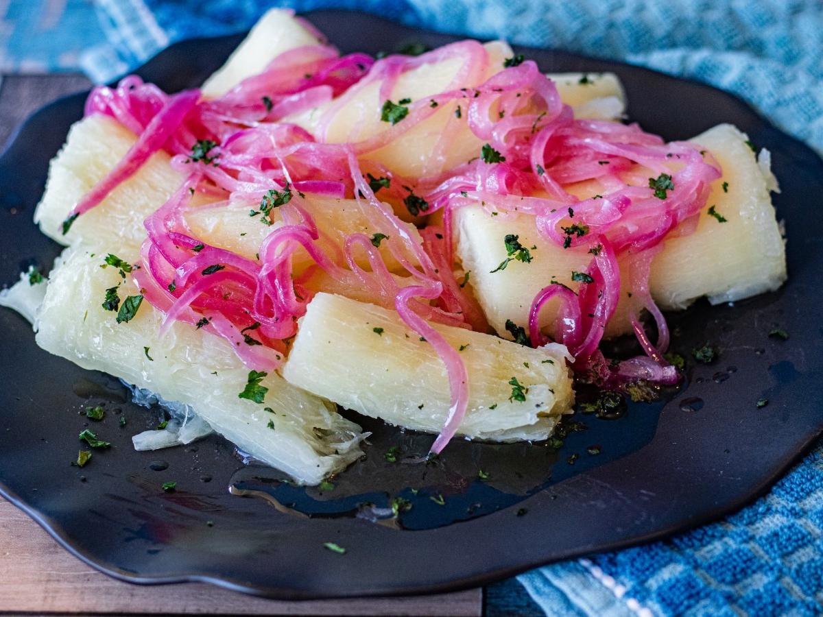 A refreshing and unctuous choice - Yuca con Mojo