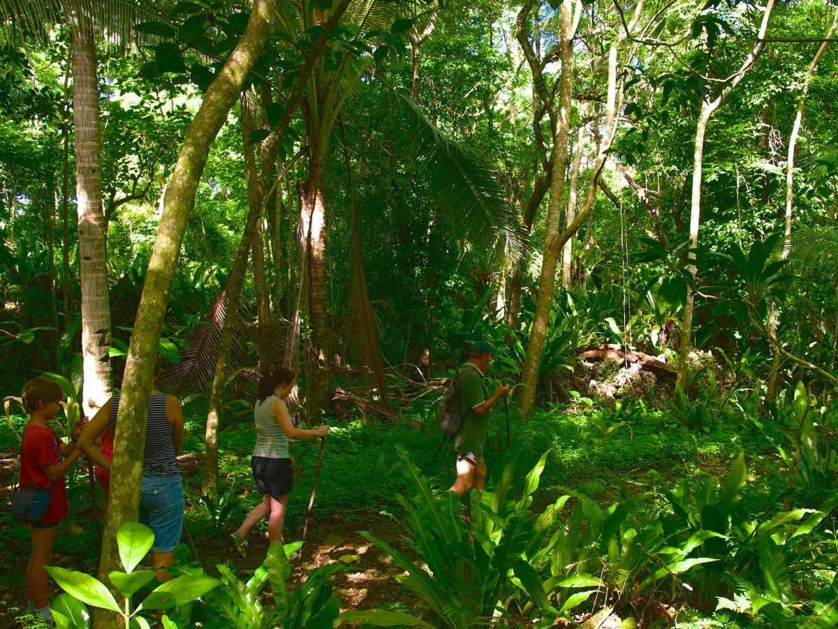 Atiu adventure extension outside the cave